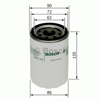 Купить BOSCH 0451103290 фильтр масляный!\ VW Golf/Passat/T4,Seat Ibiza/Toledo 1.9TD/TDi 92>