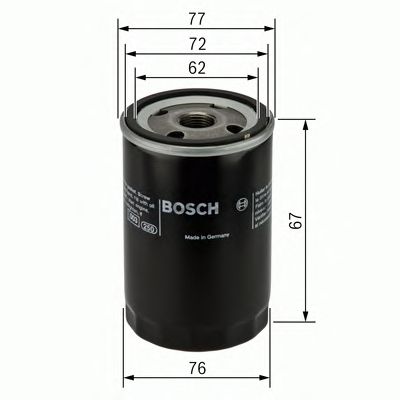 Купить BOSCH 0451103300 фильтр масляный!\ Alfa Romeo 145-166, Fiat Brava/Bravo 1.4-2.5/16V/20V 96>