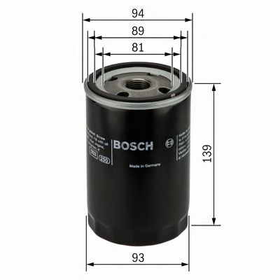 Купить BOSCH 0451104064 фильтр масляный!\ Chevrolet Blazer 6.5TD 92-95 / Caprice/Corvette 5.6/5.7i 83-97