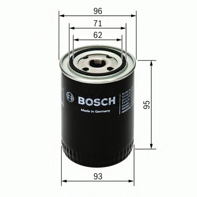 Купить BOSCH 0451203154 фильтр масляный!\ Lada Nadeschda, Fiat Tempra/Tipo 1.7/1.8 92>