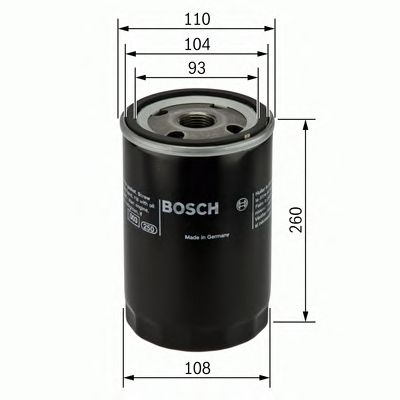 Купить BOSCH 0451403077 Фильтр масляный VOLVO TRUCK F/FH / RENAULT MIDLUM 2000- 0451403077