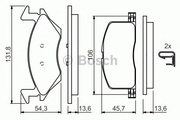 Купить запчасть BOSCH - 0986424264 