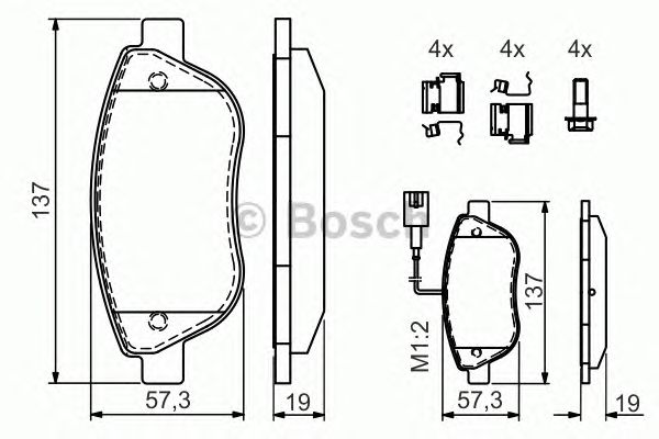 Купить запчасть BOSCH - 0986424596 