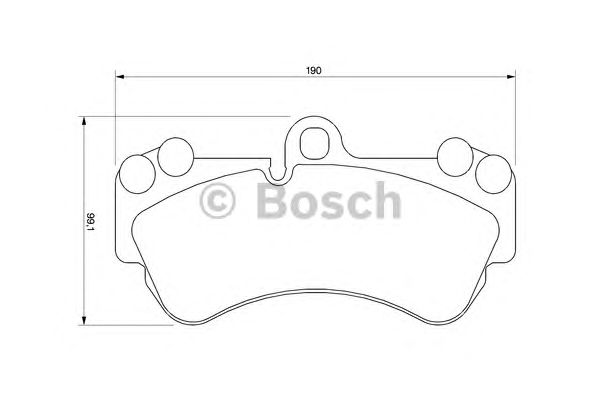 Купить BOSCH 0986424740 Колодки тормозные дисковые передн PORSCHE: CAYENNE (955) 3.0 TDI/3.2/3.6/GTS 4.8/S 4.5/S 4.8/Turbo 4.5/Turbo S 4.8 02- \ VW: TOUAREG (7LA, 7L6, 7L7) 4.2 V8/4.2 V8 FSI 02-10