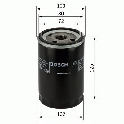Купить BOSCH 0986452062 фильтр масляный!\ Toyota Land Cruiser 2.4D-4.2TD 85>/Avensis 99>