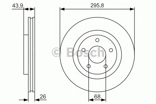 Купить BOSCH 0986479R89 0 986 479 R89 диск тормозной передний!\ Nissan Qashqai 1.6-2.0i/1.5dCi-2.0dCi 07>