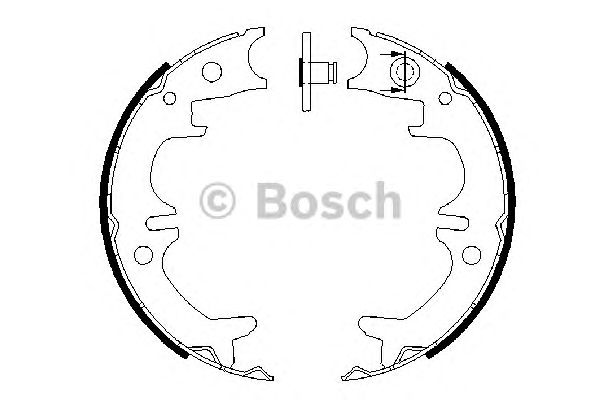 Купить BOSCH 0986487680 Тормозные колодки 0986487680