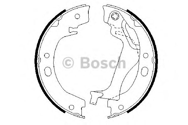 Купить BOSCH 0986487713 Тормозные колодки 0986487713
