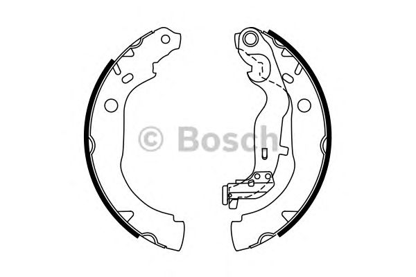 Купить BOSCH 0986487774 0 986 487 774 колодки барабанные!\ Renault Duster 1.6/1.6DCi 10>
