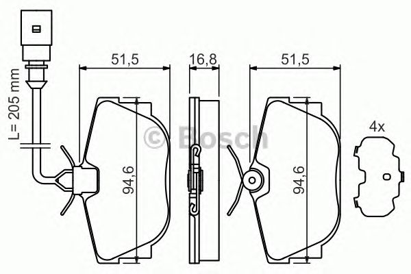 Купить запчасть BOSCH - 0986494051 