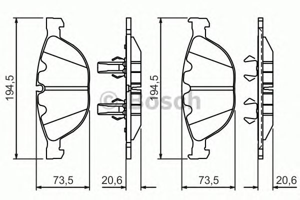 Купить запчасть BOSCH - 0986494349 