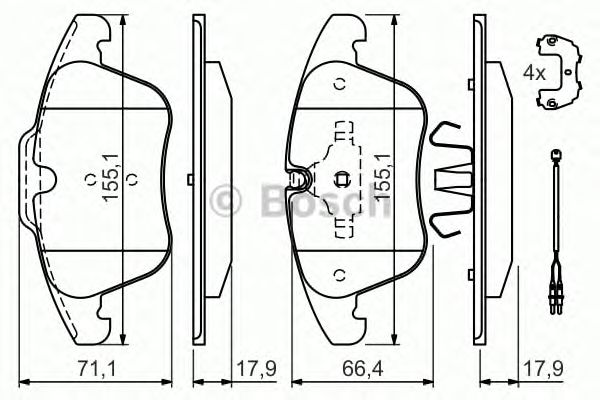 Купить запчасть BOSCH - 0986494371 