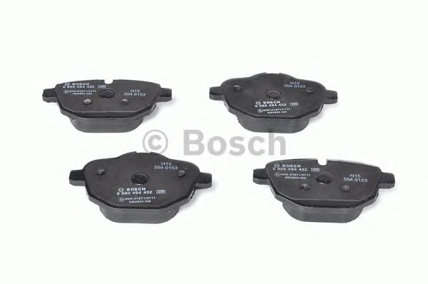Купить BOSCH 0986494432 Колодки тормозные дисковые задн BMW: 5 (F10) 520 d/520 i/523 i/525 d/525 d xDrive/528 i/528 i xDrive/530 d/530 d xDrive/530 i/535 i/535 i xDrive 10-, 5 Touring (F11) 520 d/520 i