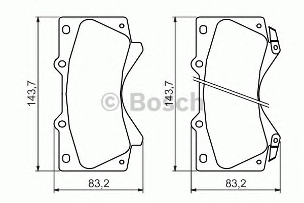 Купить BOSCH 0986494449 Колодки тормозные дисковые передн LEXUS: LX (URJ201) 570 07- \ TOYOTA: LAND CRUISER (VDJ20_, UZJ20_) 4.5 D V8 (VDJ200)/4.5 D-4D (VDJ200)/4.5 D4-D/4.6 V8 (_URJ202W_)/4.7 V8 (UZJ2
