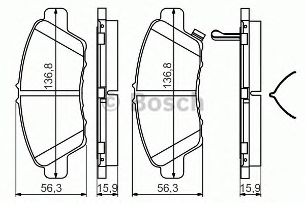 Купить запчасть BOSCH - 0986494562 