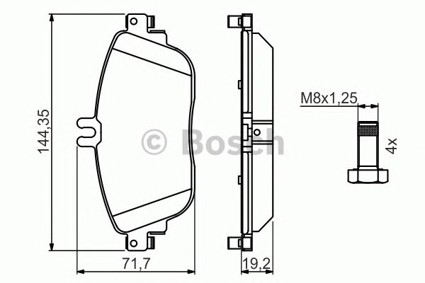 Купить запчасть BOSCH - 0986494662 