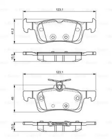Купить BOSCH 0986494715 0 986 494 715 К-т дисков. тормоз. колодок