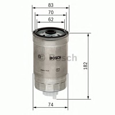 Купить BOSCH 1457434324 Фильтр топливный 1457434324