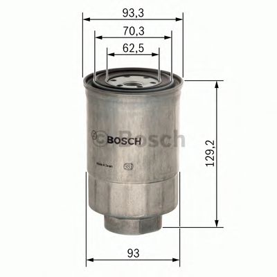 Купить BOSCH 1457434438 Фильтр топливный MAZDA/TOYOTA 2.2/4.2/D/TD 1457434438