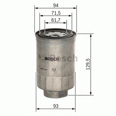 Купить BOSCH 1457434453 Фильтр топливный 1457434453