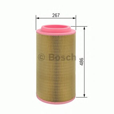 Купить BOSCH F026400068 фильтр воздушный ! H486 D267 \MAN TGA 18-41.660