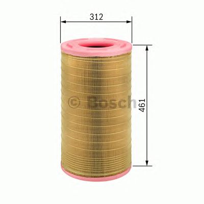 Купить BOSCH F026400145 фильтр воздушный ! H461 D312 \RVI PREMIUM 2 2005>,Volvo FL 2 /Dxi