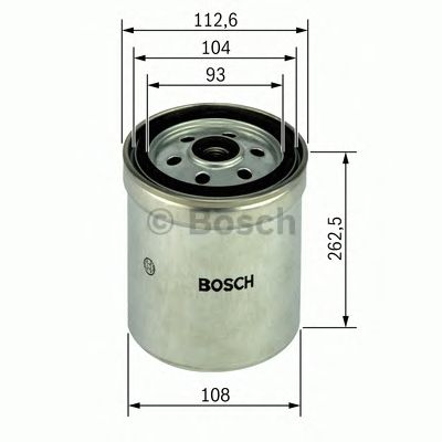 Купить BOSCH F026402017 фильтр топливный ! H264 d113 \Volvo FH/FM9/12/16 Series II 01>, RVI Premium 00>