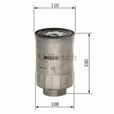 Купить BOSCH F026402038 фильтр топливный !сепаратор h230 D110 \DAF CF75/85 XF95/105 EuroIII