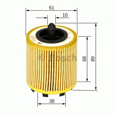 Купить BOSCH F026407016 Вставка масляного фильтра F026407016