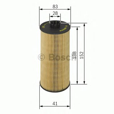 Купить BOSCH F026407040 фильтрующий элемент масла ! H151 D83 \ MB Atego OM904 1/96>