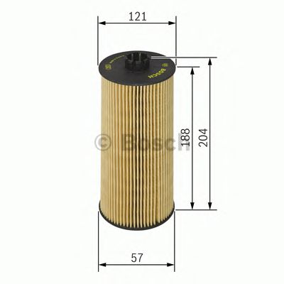 Купить BOSCH F026407051 фильтрующий элемент масла! H188 D121 \MAN TGA/TGX/TGS