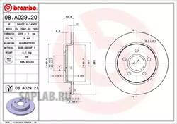 Купить запчасть BREMBO - 08A02921 