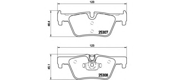 Купить BREMBO P06071 Колодки тормозные P06071