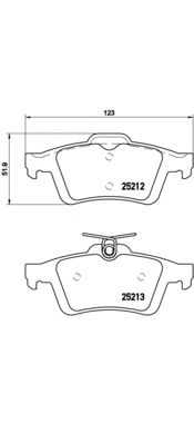 Купить BREMBO P24148 Колодки тормозные дисковые FORD: C-MAX II 1.6 EcoBoost/1.6 Flexifuel/1.6 LPG/1.6 TDCi/1.6 Ti/2.0 TDCi 10-, FOCUS III 1.0 EcoBoost/1.6 EcoBoost/1.6 Flexifuel/1.6 LPG/1.6 TDCi/1.6