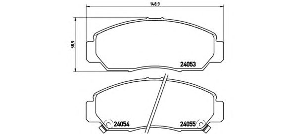 Купить запчасть BREMBO - P28047 