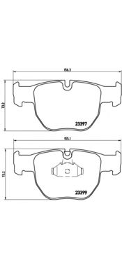 Купить BREMBO P44012 Колодки тормозные