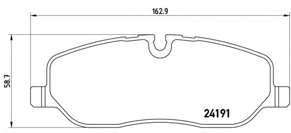 Купить BREMBO P44014 Колодки тормозные