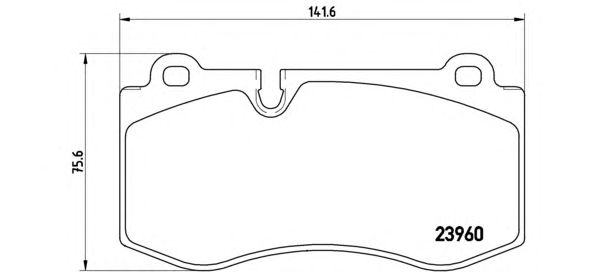 Купить запчасть BREMBO - P50074 