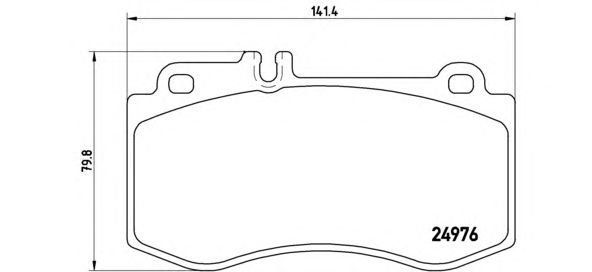 Купить BREMBO P50087 КОМПЛЕКТ КОЛОДОК