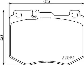 Купить BREMBO P50120 Колодки тормозные дисковые передн, MB: C-CLASS 13-, C-CLASS T-Model 14-, C-CLASS 15-, GLA-CLASS 13-, GLC 15-