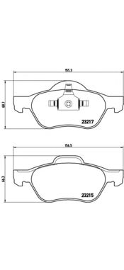 Купить запчасть BREMBO - P68048 