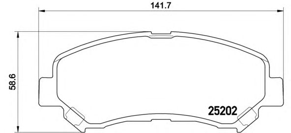 Купить BREMBO P79028 Колодки тормозные дисковые SUZUKI: KIZASHI 2.4/2.4 4x4 10-