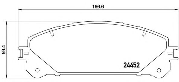 Купить запчасть BREMBO - P83145 