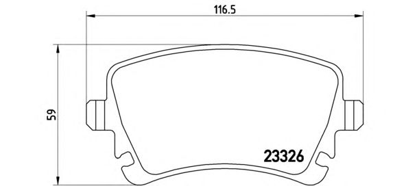 Купить запчасть BREMBO - P85083 