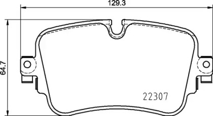 Купить BREMBO P85161 Колодки тормозные дисковые задн AUDI A4/A6/A8/Q7/Q8 15-, VW TOUAREG 17-
