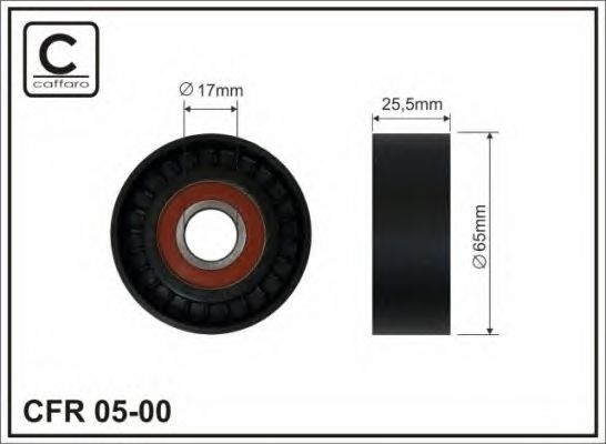 Купить CAFFARO 0500 Ролик приводного ремня