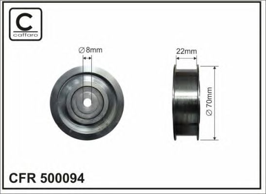 Купить CAFFARO 500094 Ролик приводного ремня
