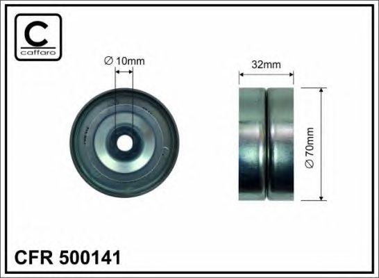 Купить CAFFARO 500141 Ролик приводного ремня