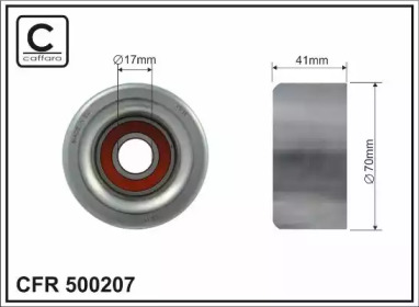Купить CAFFARO 500207 Ролик 16620-51011