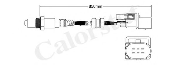 Купить VERNET LS150004 Датчик кислородный (лямбда-зонд) LS150004